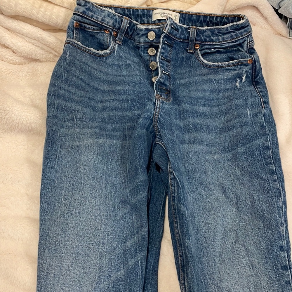 ABERCROMBIE & FITH high waisted skinny jeans